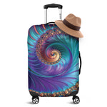 Abstract Fractal Print Luggage Cover