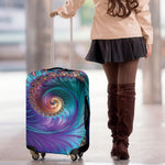 Abstract Fractal Print Luggage Cover