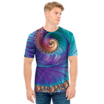 Abstract Fractal Print Men's T-Shirt