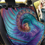 Abstract Fractal Print Pet Car Back Seat Cover