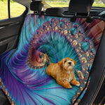 Abstract Fractal Print Pet Car Back Seat Cover