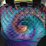Abstract Fractal Print Pet Car Back Seat Cover