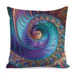 Abstract Fractal Print Pillow Cover
