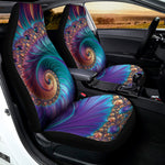 Abstract Fractal Print Universal Fit Car Seat Covers