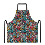 Abstract Funky Pattern Print Apron