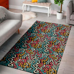Abstract Funky Pattern Print Area Rug