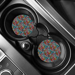 Abstract Funky Pattern Print Car Coasters