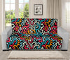 Abstract Funky Pattern Print Futon Protector