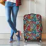 Abstract Funky Pattern Print Luggage Cover