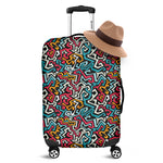 Abstract Funky Pattern Print Luggage Cover