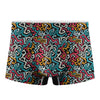 Abstract Funky Pattern Print Men's Boxer Briefs