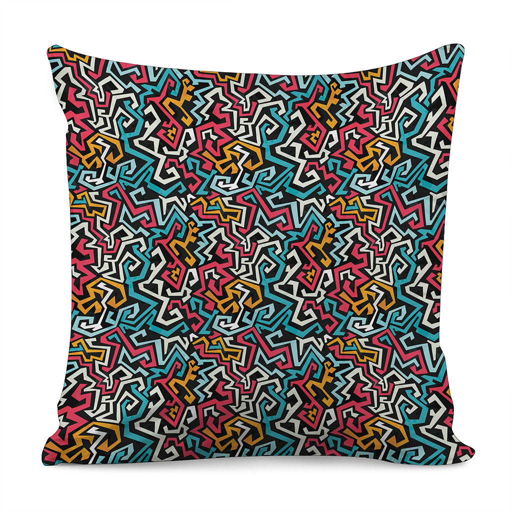 Abstract Funky Pattern Print Pillow Cover