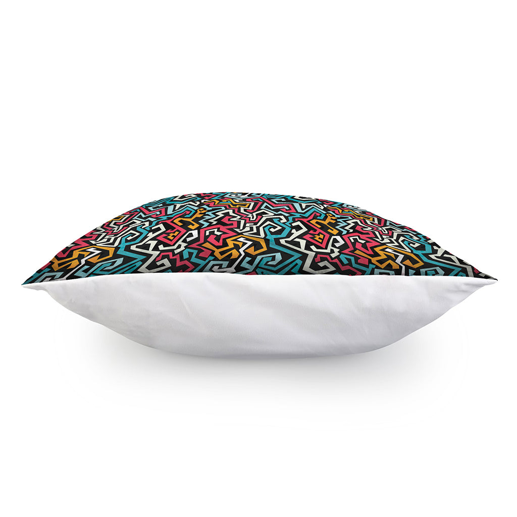 Abstract Funky Pattern Print Pillow Cover