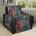 Abstract Funky Pattern Print Recliner Protector