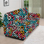 Abstract Funky Pattern Print Sofa Cover