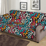 Abstract Funky Pattern Print Sofa Protector