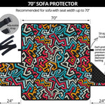 Abstract Funky Pattern Print Sofa Protector