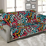 Abstract Funky Pattern Print Sofa Protector