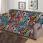 Abstract Funky Pattern Print Sofa Protector