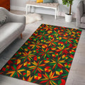 Abstract Geometric Reggae Pattern Print Floor Mat