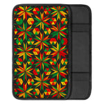 Abstract Geometric Reggae Pattern Print Car Center Console Cover