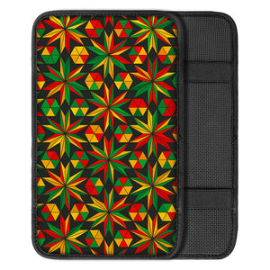 Abstract Geometric Reggae Pattern Print Car Center Console Cover