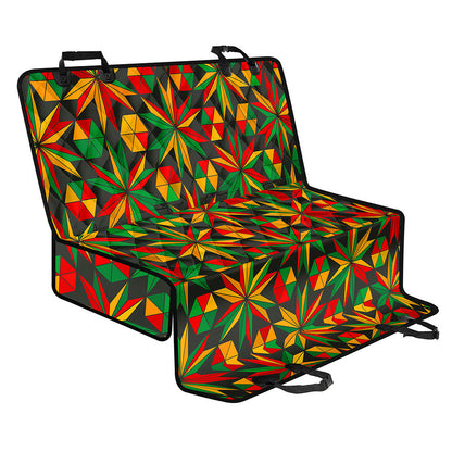 Abstract Geometric Reggae Pattern Print Pet Car Back Seat Cover