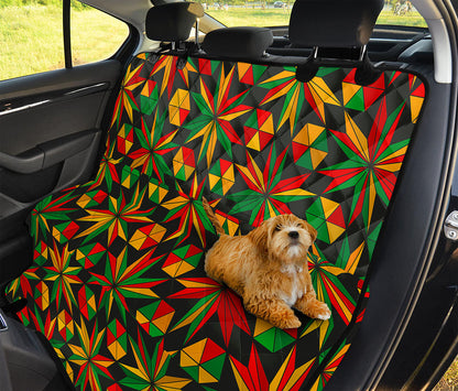 Abstract Geometric Reggae Pattern Print Pet Car Back Seat Cover