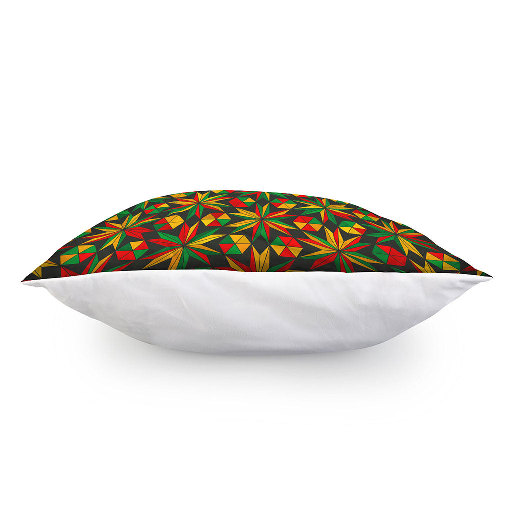 Abstract Geometric Reggae Pattern Print Pillow Cover