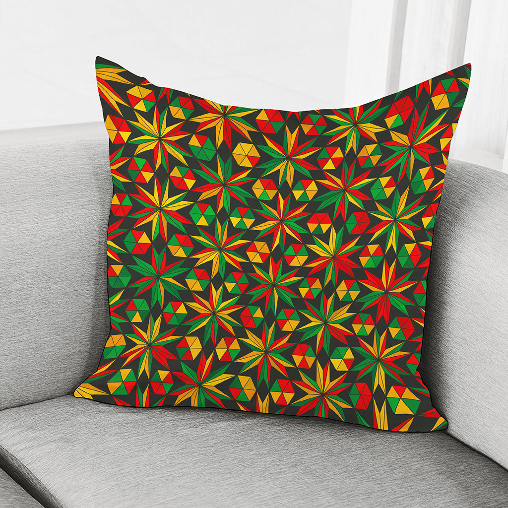 Abstract Geometric Reggae Pattern Print Pillow Cover