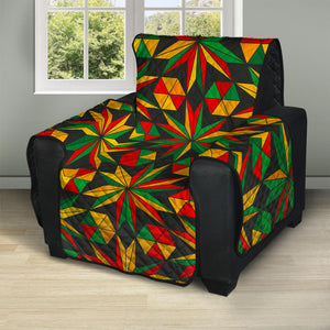 Abstract Geometric Reggae Pattern Print Recliner Protector