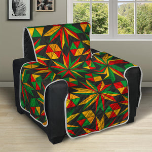 Abstract Geometric Reggae Pattern Print Recliner Protector