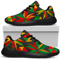 Abstract Geometric Reggae Pattern Print Walking Shoes