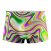 Abstract Holographic Liquid Trippy Print Men's Boxer Briefs