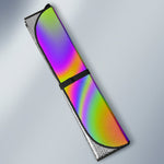 Abstract Holographic Trippy Print Car Sun Shade GearFrost