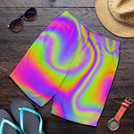 Abstract Holographic Trippy Print Men's Shorts