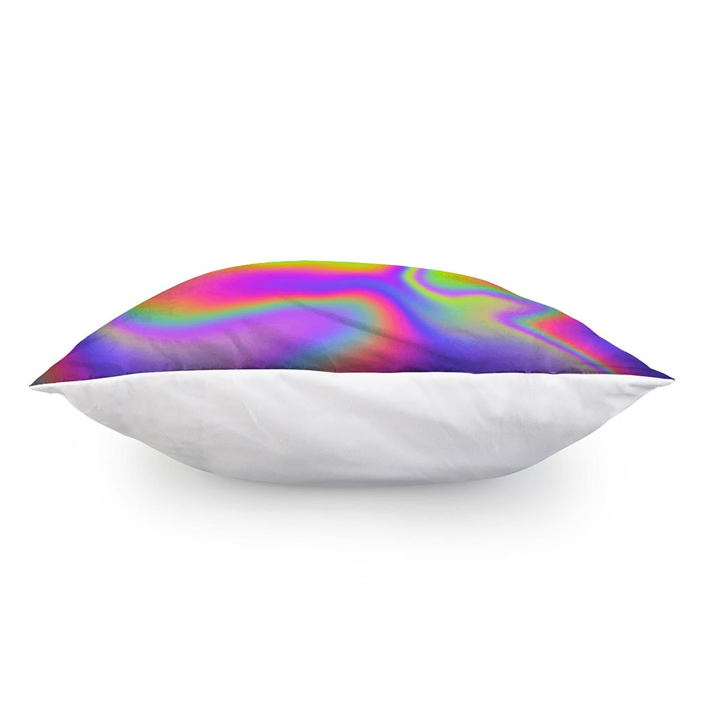 Abstract Holographic Trippy Print Pillow Cover