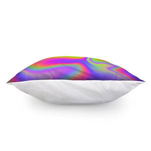 Abstract Holographic Trippy Print Pillow Cover