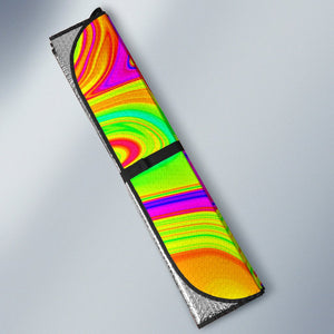 Abstract Liquid Trippy Print Car Sun Shade GearFrost