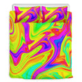 Abstract Liquid Trippy Print Duvet Cover Bedding Set