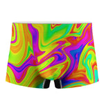Abstract Liquid Trippy Print Men's Boxer Briefs