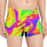 Abstract Liquid Trippy Print Men's Boxer Briefs