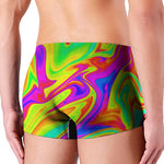 Abstract Liquid Trippy Print Men's Boxer Briefs