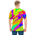 Abstract Liquid Trippy Print Men's T-Shirt