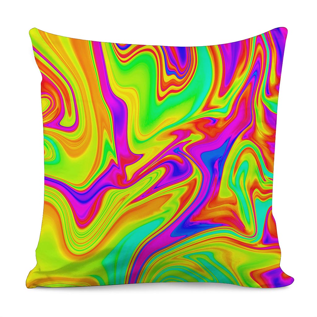 Abstract Liquid Trippy Print Pillow Cover