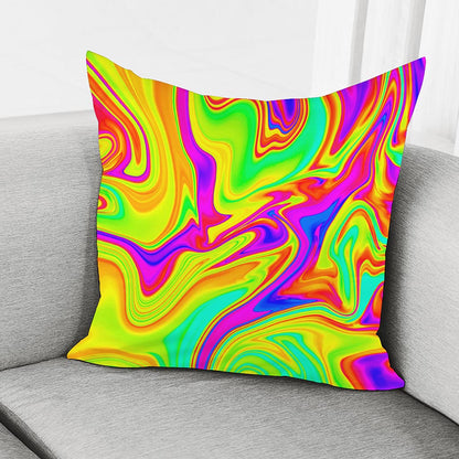 Abstract Liquid Trippy Print Pillow Cover