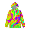 Abstract Liquid Trippy Print Pullover Hoodie