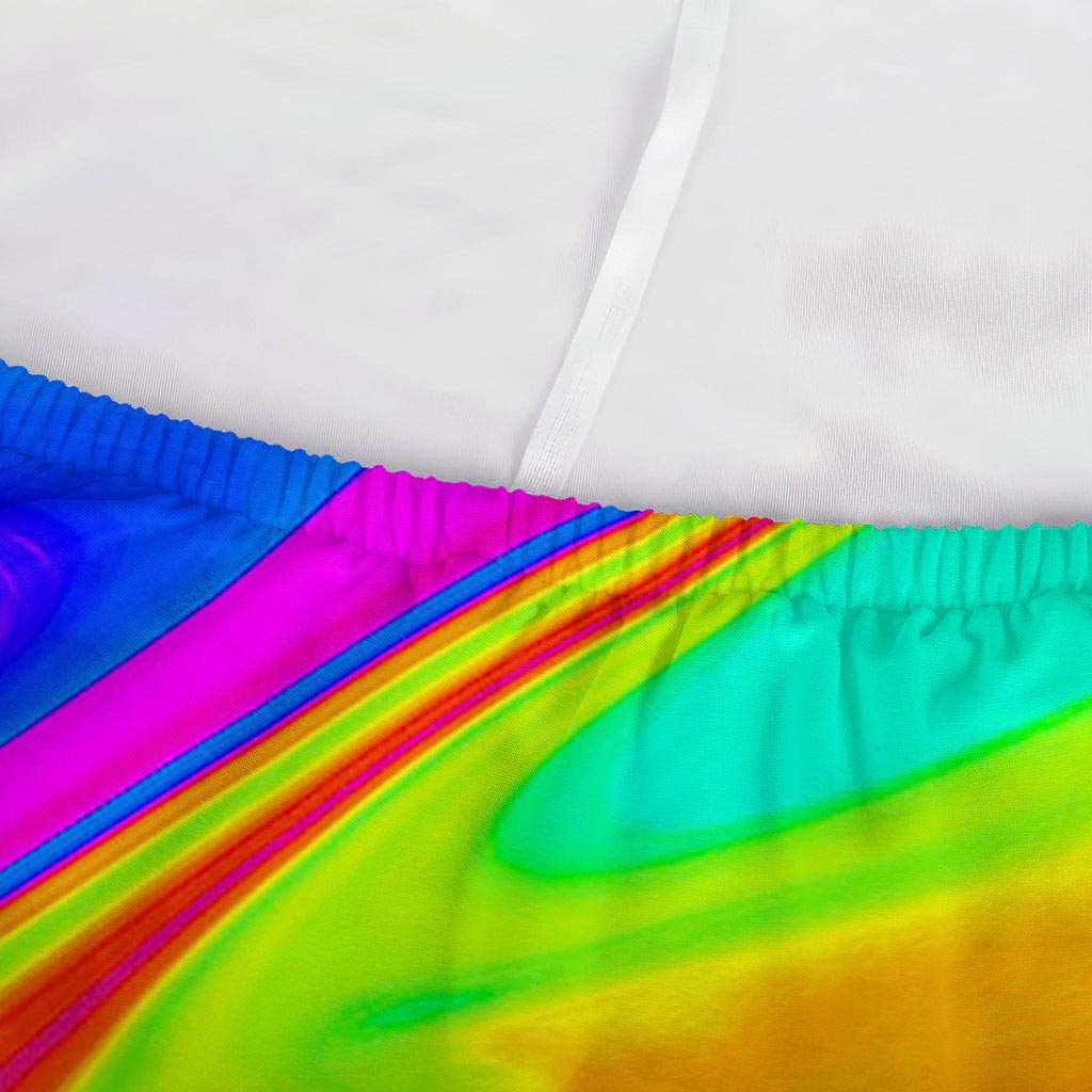 Abstract Liquid Trippy Print Sofa Cover