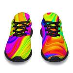 Abstract Liquid Trippy Print Sport Shoes GearFrost