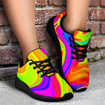 Abstract Liquid Trippy Print Sport Shoes GearFrost